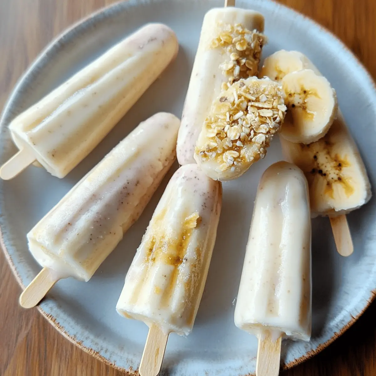 Banana Yogurt Pops