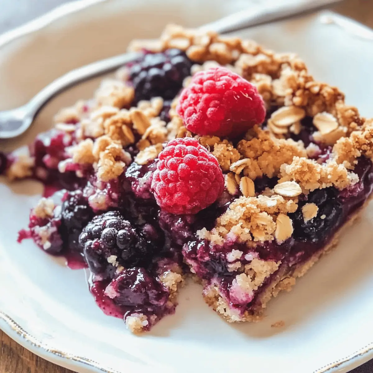 Berry Oat Crumble