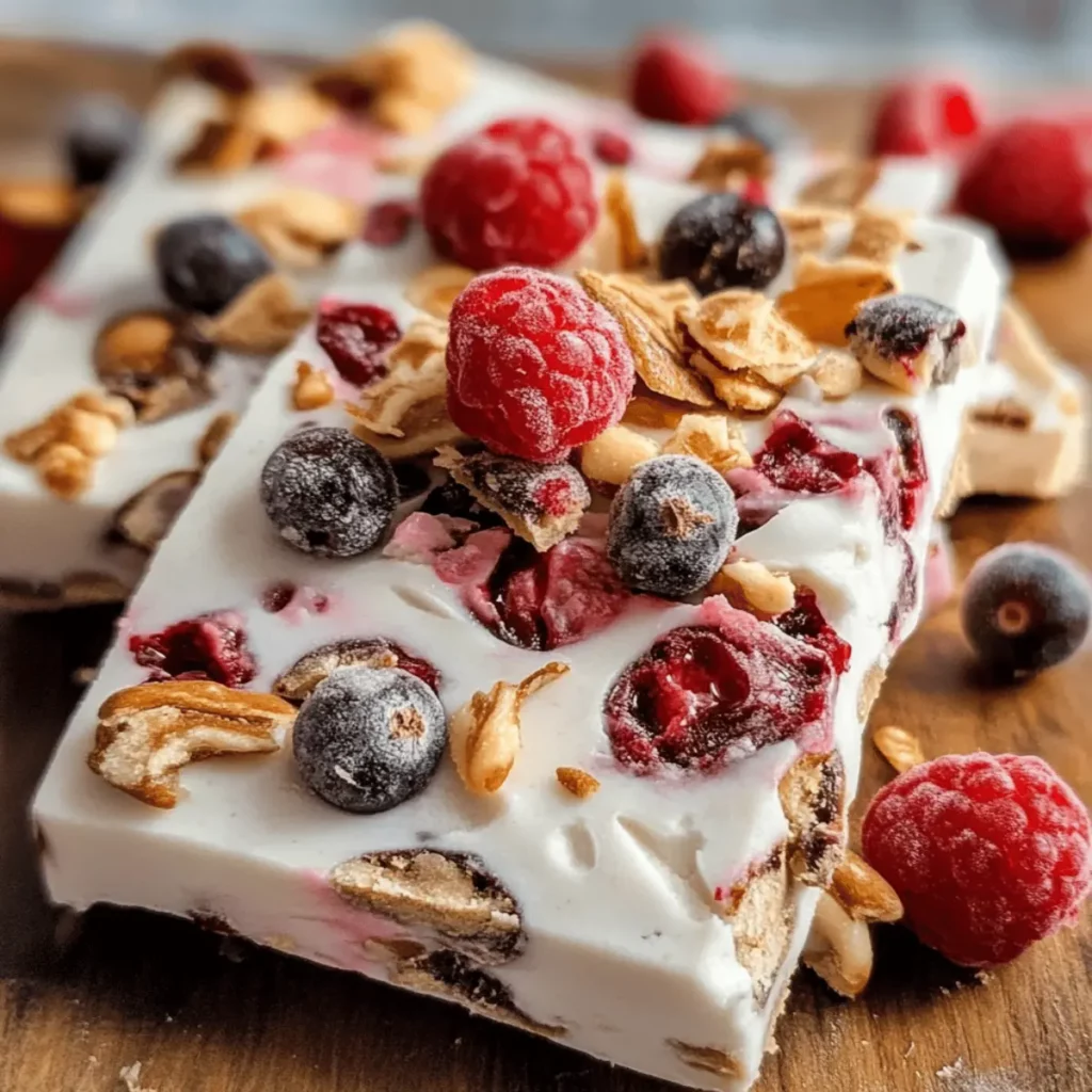 Berry Yogurt Bark