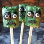 Frankenstein Smoothie Pops