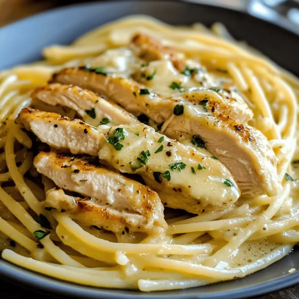 Garlic Butter Chicken Pasta
