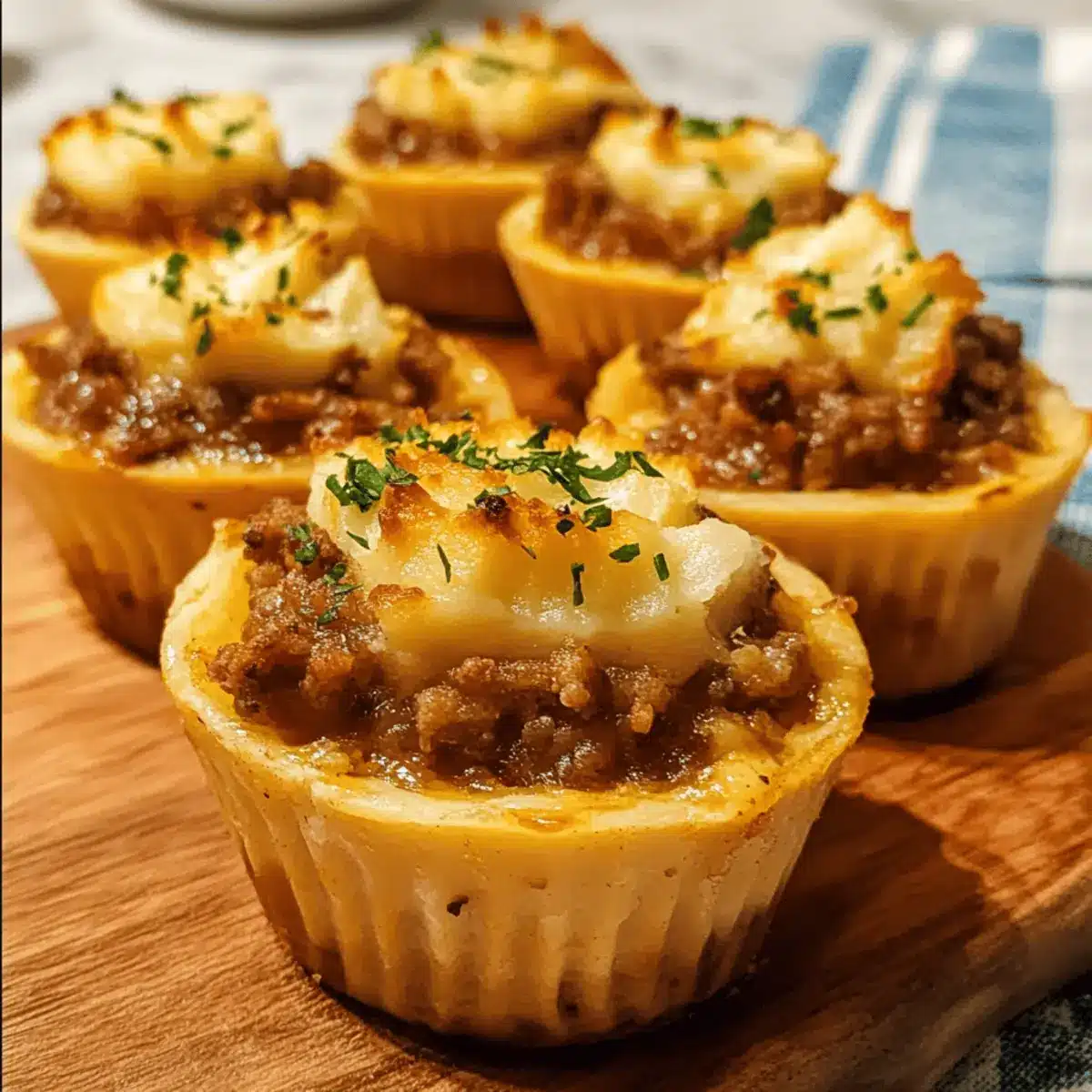 Mini Shepherd’s Pie Cups