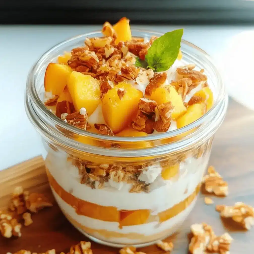 Peach Yogurt Parfait