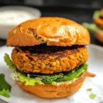 Sweet Potato Lentil Burgers