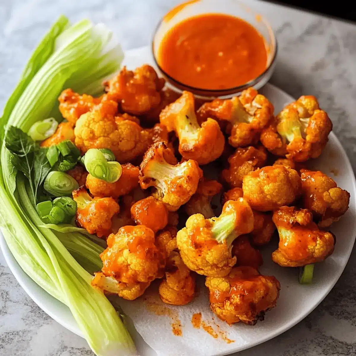 Buffalo Cauliflower Bites