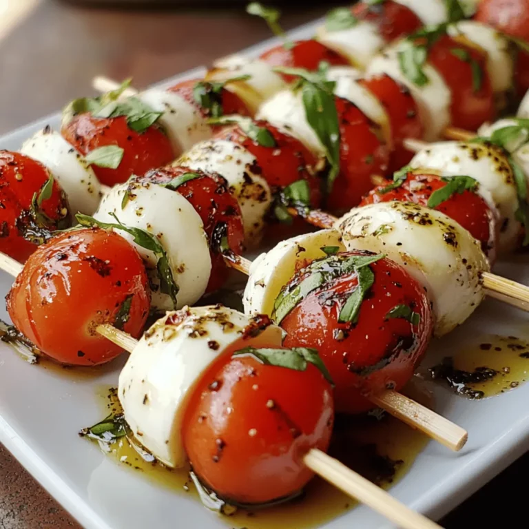 Mini Caprese Skewers