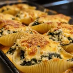 Spinach Ricotta Stuffed Shells