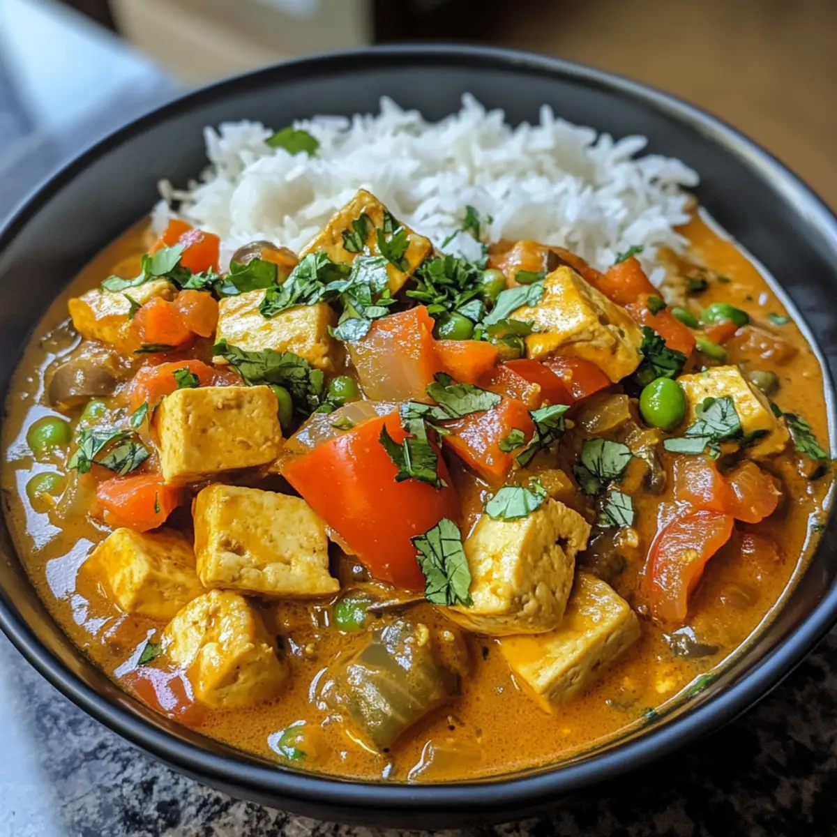 Easy Tofu Veggie Curry